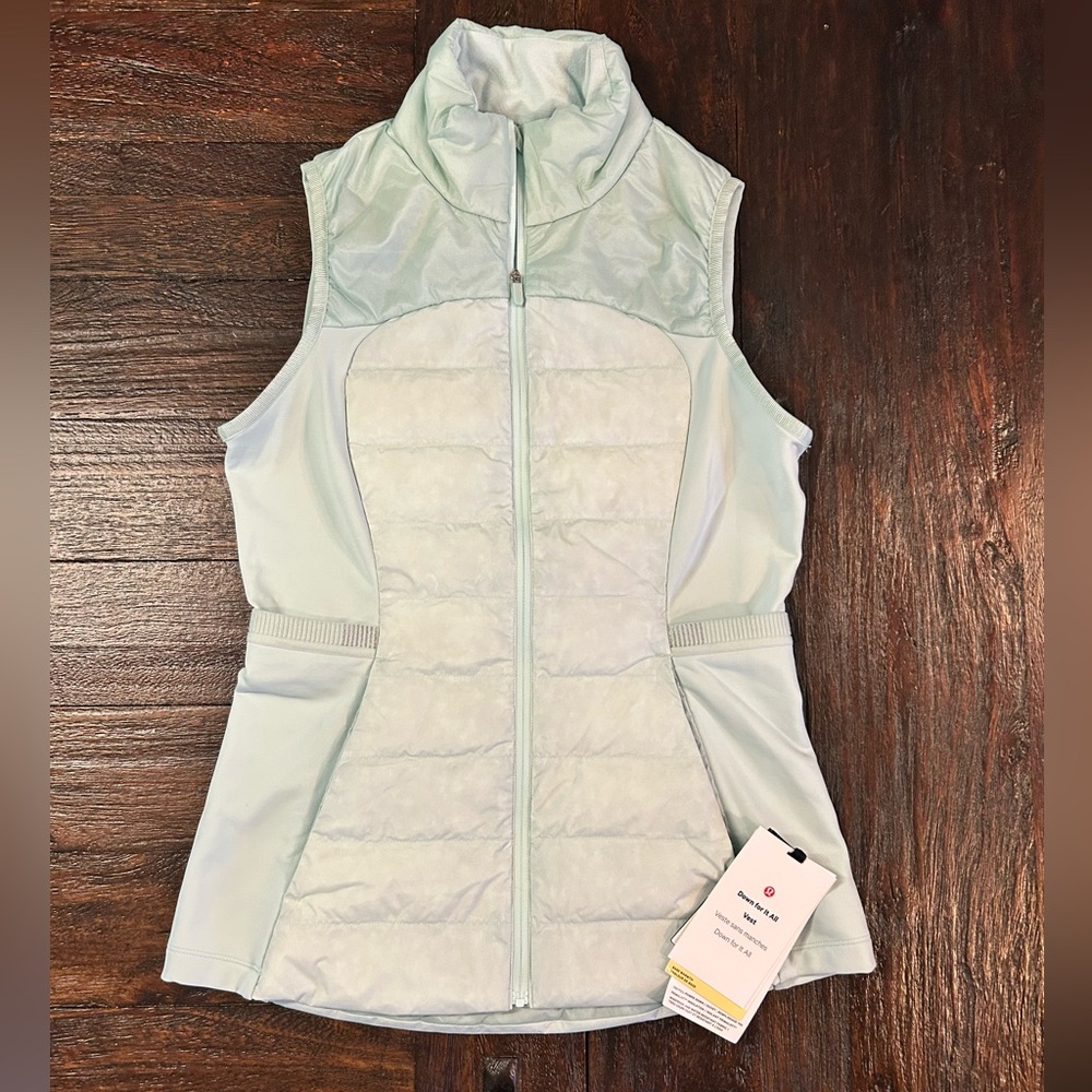 Lululemon Women's Down for It All Vest- Light Blue/Teal